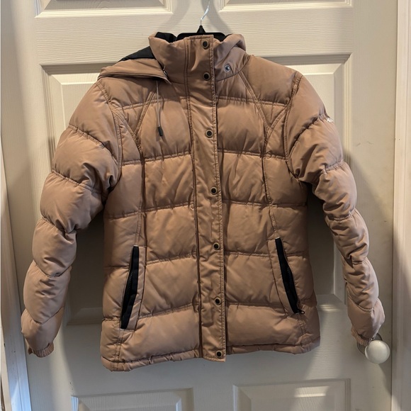 HALTI Brahe Finnish Puffer Down Insulated Ski Snow Everyday Jacket Tan US 8 - Picture 2 of 16